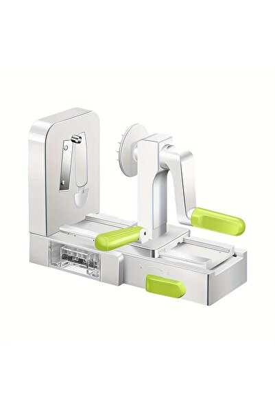 Choice آلة تقطيع البطاطس البيضاء المصنوعة من الفولاذ المقاوم للصدأ، قطاعة الخضار الحلزونية متعددة الوظائف، شريحة سلطة الخضار