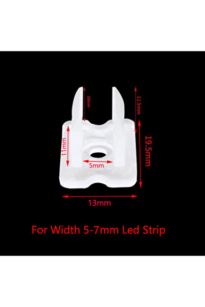 Choice مشابك تثبيت بلاستيكية بقطر 5-7 مم مع برغي، 5 مم، 6/8 مم، 12 مم، موصل ل...
