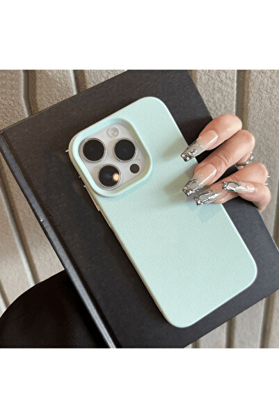 Choice جراب هاتف جلدي أخضر من مادة TPU لهاتف iPhone 15 Plus لهاتف iPhone 17 P...