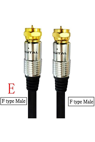 BSN 1.5m E TV 9.5mm Male To F Type Male & Female Coaxial TV Satellite Antenna Cable 0.3m 1.5m 2m 3m 5m