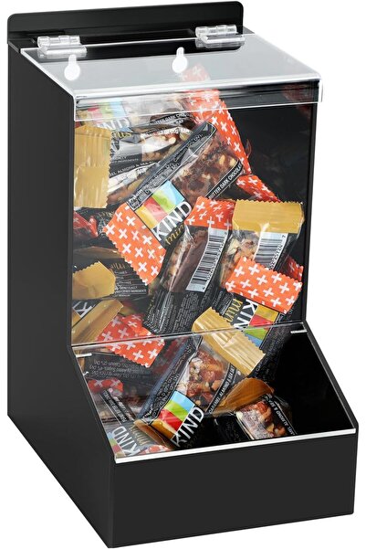 Slasa Acrylic Countertop & Wall Dispenser for Candy, Laundry Pods & Small Items (6.29×7.87×9.8 in)