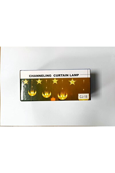 Yuwell YU WELL Ramadan Star & Moon String Lights, 3.5 m, 8 Modes, LED, 220V
