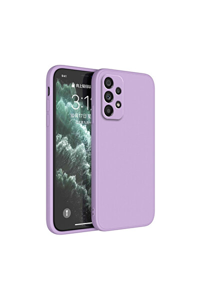 Choice A23 4G 5G Purple Square Liquid Silicone Case for A52 A52s A12 A22 A32 ...