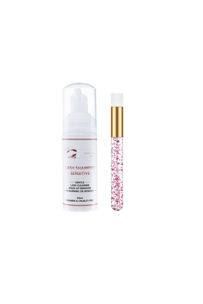 Sophie Lashes Sensitive eyelash extension foam 50 ml + Brush