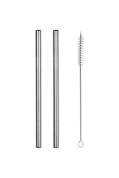 Choice 2PCS 2/4 Pack Water Cup Metal Straws 40 oz Water Bottle Stainless Stee...