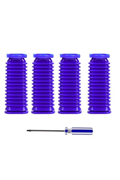 Choice 4 قطع من وصلات خرطوم شفط الأسطوانة باللون الأزرق لمكنسة دايسون V6 V7 V...