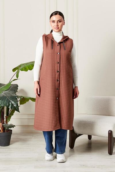 Ferace Women's Plus Size Quilted Vest