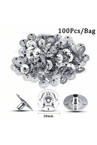 Choice 100 قطعة 20 مم 100 قطعة حامل شمعة 61 متر فتيل شمعة قطنية بدون دخان شمع...