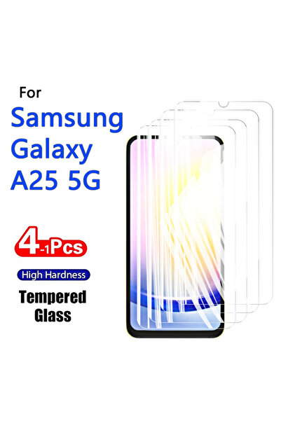 Choice6 واقي شاشة عالي الدقة من 1 إلى 4 قطع لهاتف Galaxy A25 5G عالي الدقة من...