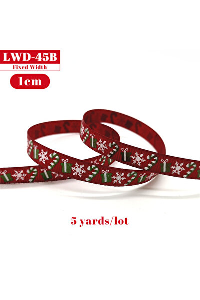 Choice 5 ياردات LWD-45B 5 ياردات لكل مجموعة شرائط Grosgrain ذات طابع عيد المي...