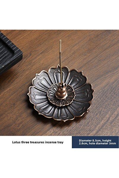Choice Lotus Calabash L 1Pcs Porous Lotus Zen Line Incense Insertion 2-In-1 I...