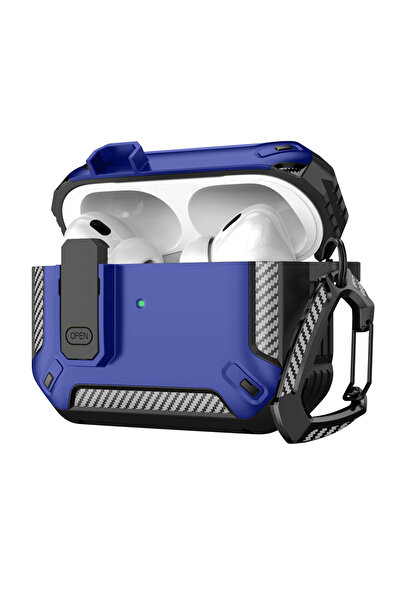 Choice For Airpods Pro Blue Portable Shockproof Case For Airpods Pro/Pro 2 Ca...