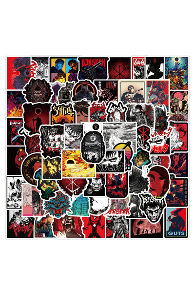 Choice ملصقات متعددة الألوان من سلسلة الرسوم المتحركة "بيرسيرك" من "جاست جريف...