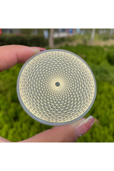 Choice قرص سيلينيت طبيعي 6 سم، قرص بلوري كوارتز، بلورة إعادة الشحن، شبكة الحي...