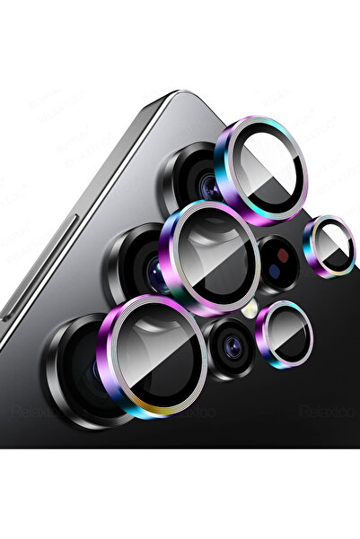 Choice S25 Ultra Colorful Other Lens Metal Ring Protector Glass For S25 Ultra Camera Lens Protection Fo