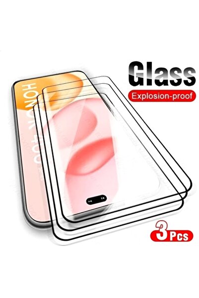 Choice24 HONOR 400 Pro High Definition 3 Pieces 3Pcs Full Cover Tempered Glas...