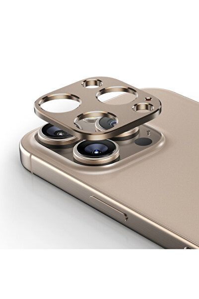 Choice غطاء حماية معدني للكاميرا من DYM بلون الصحراء، قطعة واحدة، لهاتف iPhon...