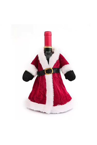 Choice قطعة واحدة من فستان مخملي ذهبي على شكل زجاجة نبيذ لطيفة ومبتكرة لعيد ا...