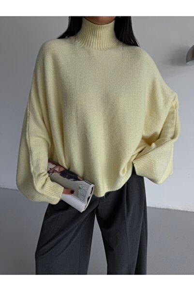 Lamierra Pulover pentru femei Yarisa Kol supradimensionat Yumoş