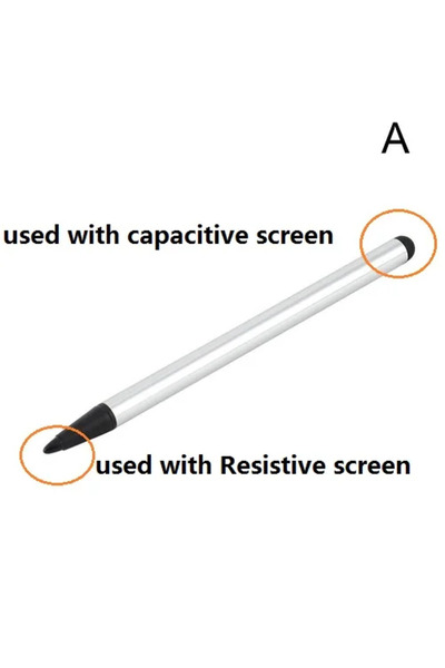 Choice 1 قطعة بيضاء 1-3 قطع قلم شاشة عالمي مزدوج الاستخدام لجهاز iPad قلم للأ...