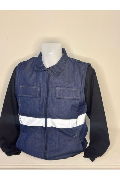 A\D Demir Fleece Denim Vest
