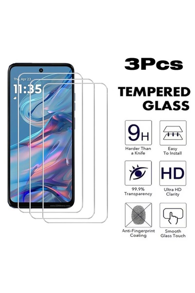 Choice 3 قطع زجاج مقوى لهواتف Moto G24 Power، 3 قطع زجاج مقوى لهواتف Moto G14 4G، زجاج متوافق مع G04s وG14 وG24 Power