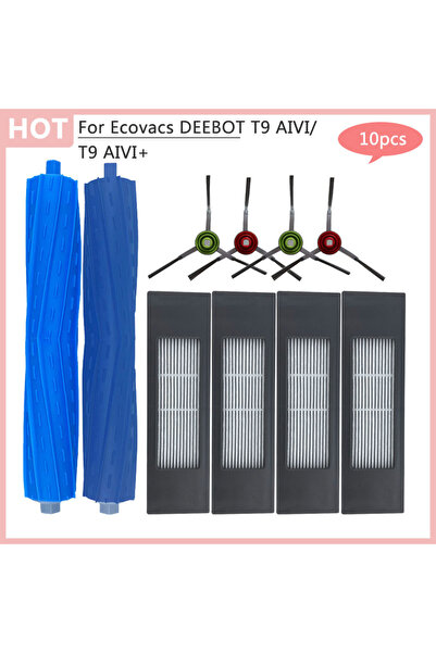 Choice 10 ملحقات منزلية لمكنسة كهربائية روبوتية Ecovacs DEEBOT T9 AIVI T9 AIV...