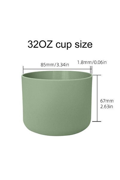 Choice غطاء زجاجة مياه من السيليكون باللون الأخضر سعة 32 أونصة لزجاجة أوالا س...