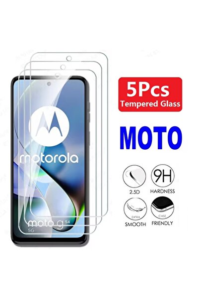 Choice5 5 قطع من الزجاج المقوى لهاتف Moto G15، 5 قطع من فيلم حماية الشاشة الز...