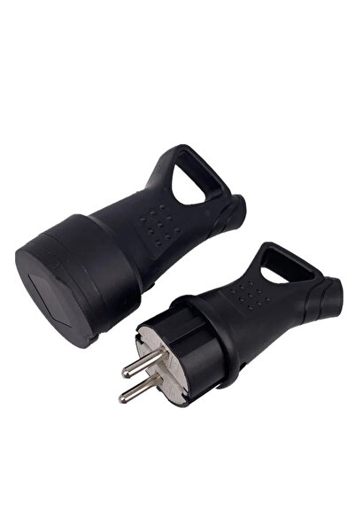 Choice قابس ومقبس الاتحاد الأوروبي المقاوم للماء، قابس كهربائي مؤرض، موصل أوروبي مع غطاء IP54 لـ