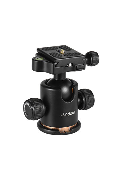 BEIKE حامل ثلاثي للكاميرا BK-03 أسود، رأس كروي مع لوحة فك سريع، برغي 1/4 بوصة...