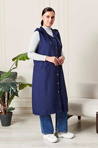 Ferace Women's Plus Size Quilted Vest