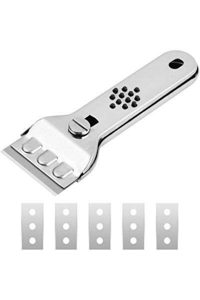 Choice 6 قطع من مكشطة موقد سيراميك بخمس شفرات من الفولاذ المقاوم للصدأ لتنظيف...