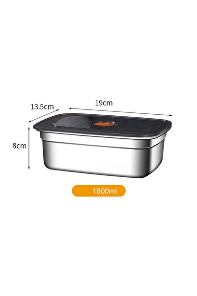 Choice 1800ML Stainless Steel Camping Lunch Box Large Capacity Refrigerator F...