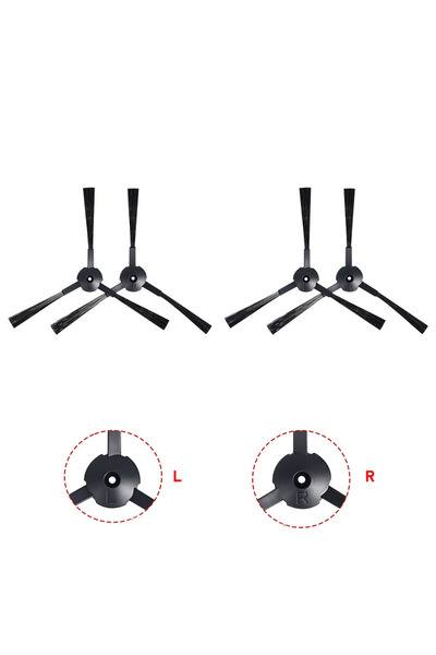 Choice مجموعة مكونة من 4 قطع من أجزاء الفرشاة الجانبية 2R 2L لـ ILIFE V7 V7S ...