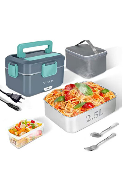 Choice 220V European plug TINSOL New 3.5L Electric Heated Lunch Box No Water ...