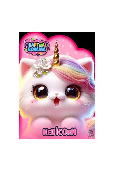 İthaki Çocuk Kedicorn Zamanı – Çıkartmalı Boyama Kitabı