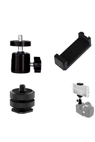 Choice مجموعة 1 1/4 بوصة من برغي رأس كروي صغير دوار لحامل ثلاثي القوائم لكامي...