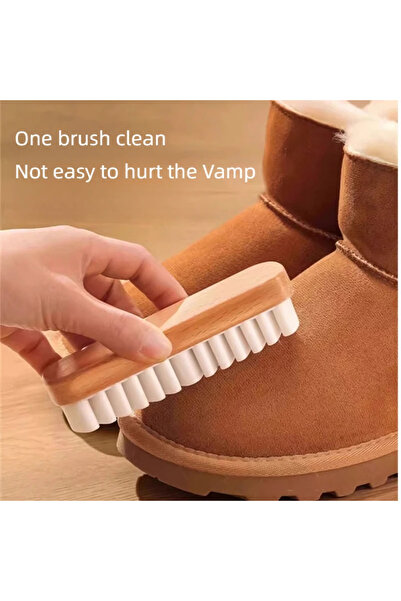 Choice فرشاة جلدية لأحذية وحقائب الجلد المدبوغ، منظف فرك، فرشاة أحذية بيضاء م...