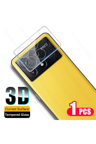 Choice زجاج مقوى لهاتف Poco X6 Pro 5G شفاف - قطعة واحدة من 1 إلى 3 قطع غشاء ع...