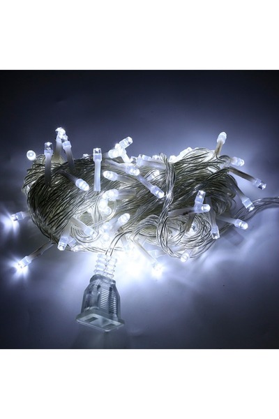 Choice أضواء سلسلة LED بيضاء بطول 10 أمتار و20 مترًا، 220 فولت، 100 مصباح LED...