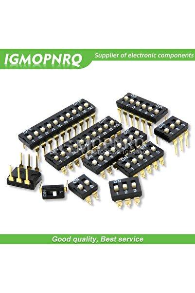 Choice15 مفتاح تبديل DIP ثنائي الاتجاه 5 قطع، مفتاح انزلاقي DIP SMD 1/2/3/4/5...