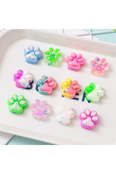 Choice 3x3 سم، 10 قطع، 10/30/50 قطعة، مخالب قطة لطيفة، ألوان متعددة، ألعاب تخ...