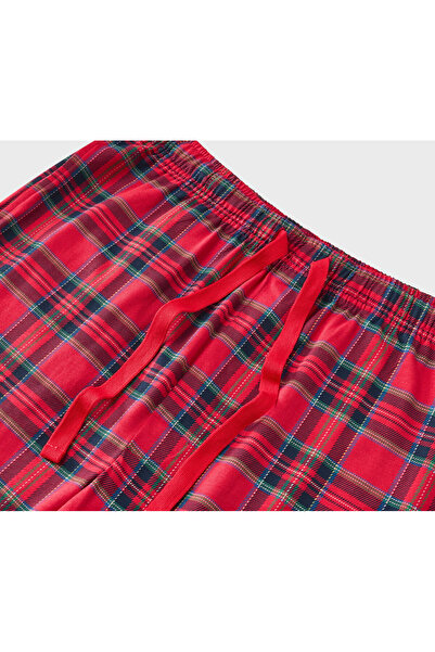 Tchibo Men's Pajamas, Blue/Checkered