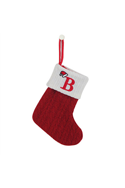 Choice كما في الصورة B جوارب عيد الميلاد الحياكة ندفة الثلج جورب رسالة زينة ع...