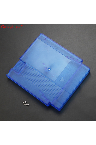 Choice قطعة واحدة زرقاء شفافة لصندوق بطاقات ألعاب NS NES محول 60 سنًا إلى 72 ...