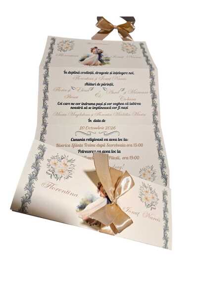 Aela.alc Set of 50 wedding invitations made of cardboard