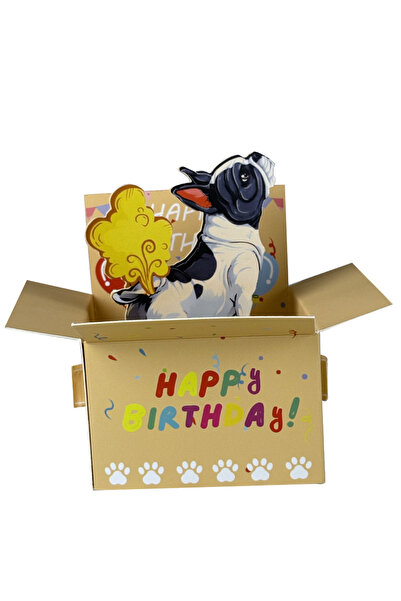 Choice ZGYQK-B-1PCS بطاقة عيد ميلاد سعيد منبثقة ومضحكة - تصميم شخصية ثلاثية ا...