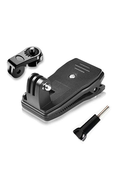 Choice مجموعة حامل حزام الظهر القابل للدوران 360 درجة باللون الأسود لكاميرا G...