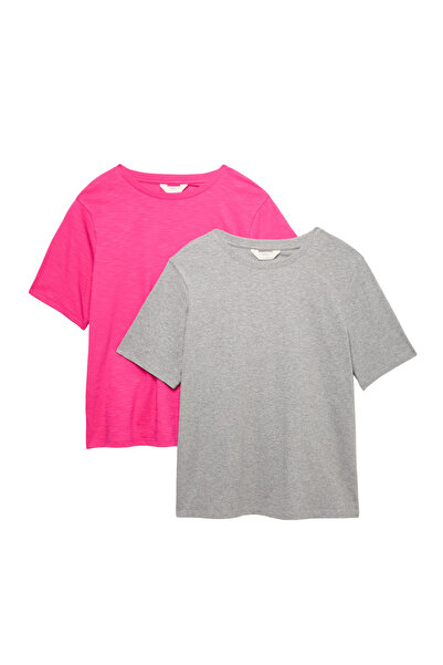 Marks & Spencer 2’li Pamuklu Pijama Üstü